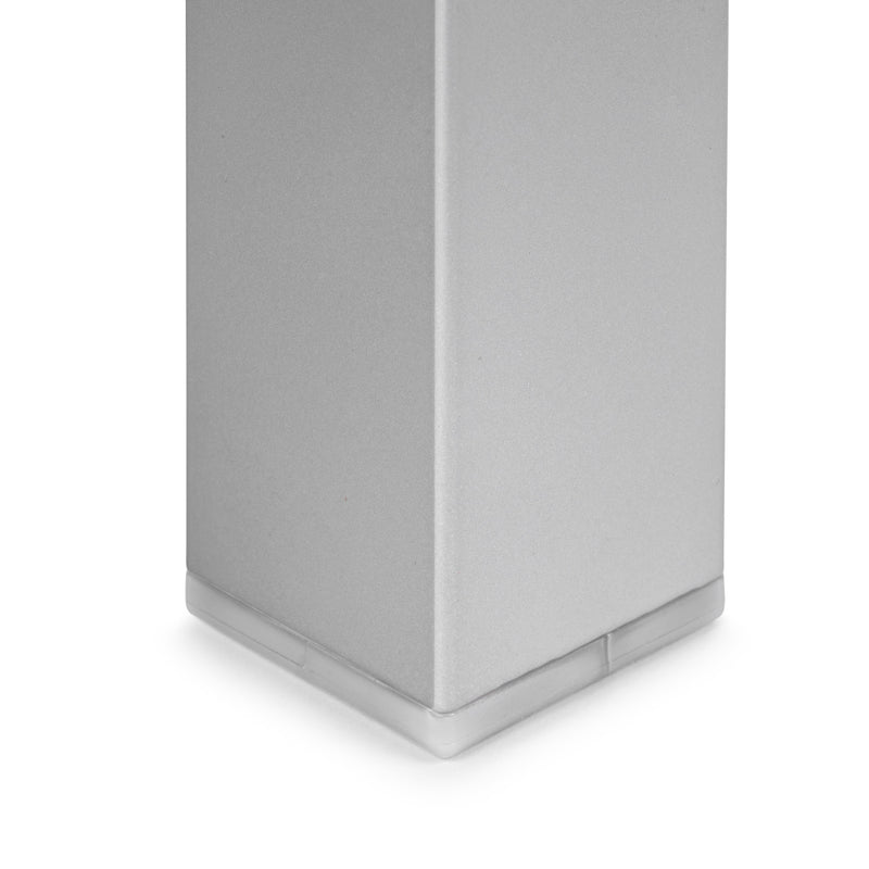 Set 4 Gambe Tavolo 50x50 mm in Acciaio Emuca Alluminio