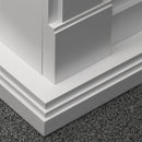 Camino a Bioetanolo da Pavimento 112x36x95 cm Clinton Bianco