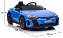 Macchina Elettrica per Bambini 12V Audi RS E-Tron GT Blu