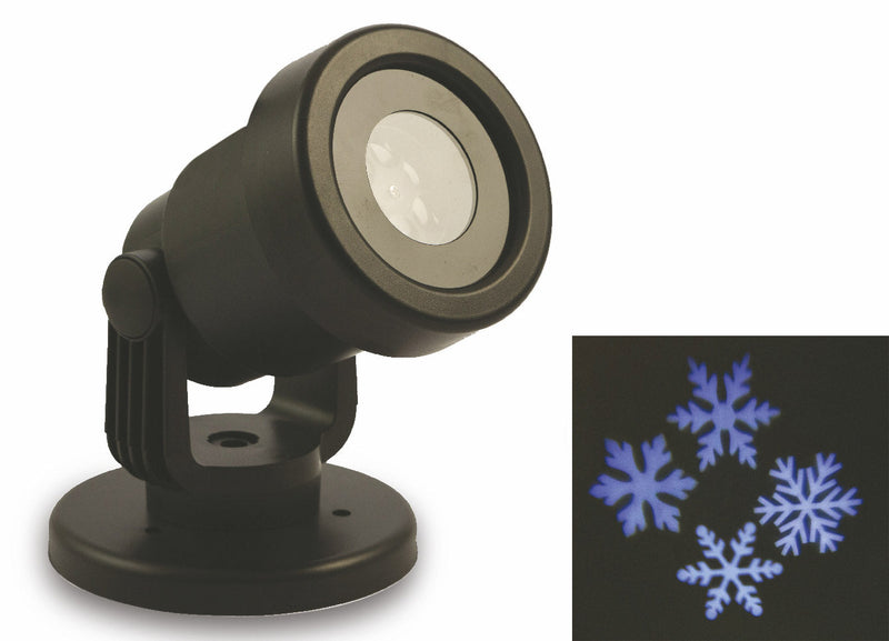 Proiettore Laser a Led Fiocchi di Neve Luci Natalizie da Interno e Esterno Soriani Snowflake Plus