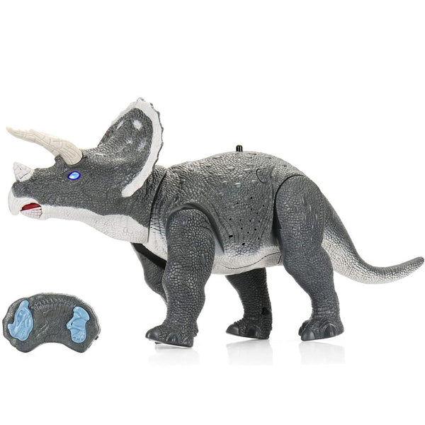 Dinosauro Robot Triceratopo Radiocomandato Luci Suoni Movimenti Giocattolo Bimbi acquista