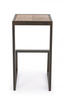 Sgabello Bar Blocks H70 in Metallo