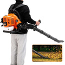 Soffiatore Foglie a Scoppio 52cc 1,5Kw 2 Tempi a Zaino Spalla Motore a Benzina