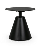 Tavolino da Esterno Ø50x49,5 cm in Alluminio Aloha Nero  