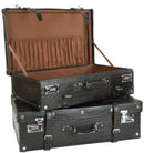 Set 2 Valigie nere in in Similpelle