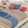 Plaid aus Baumwollmischung 130x180cm Cober Coprice Ecru