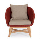 Poltrona 76x78x77h cm con Cuscini Coachella Scarlet 