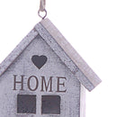 Set 12 Casina in legno da appendere Altezza 23 cm