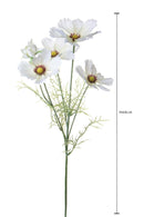 Set 8 Fiori Artificiali Iris 60 cm per 3 Fiori 