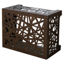 Copricondizionatore Copertura per Climatizzatore 86x44x68 cm Artist M in Alluminio Marrone Corten  