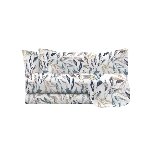 Set Lenzuola con Stampa Sopra Sotto e Federe Linea Ida Vesta Varie Misure online