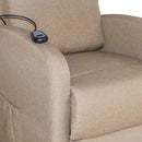 Poltrona Alzapersona Elettrica 1 Motore 65x75x101 cm in Tessuto Beige