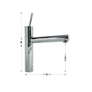 Rubinetto Cucina Miscelatore Monocomando Lavello in Ottone Vercelli Cromato