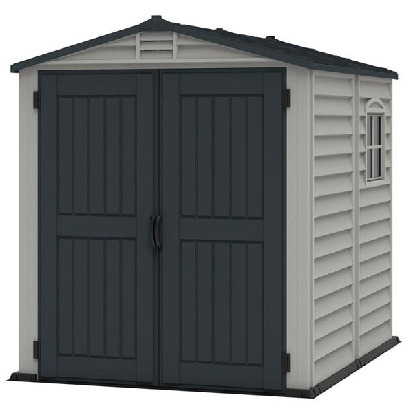 acquista Geräteschuppen 187 x 190 x 213 cm aus grauem/dunkelgrauem PVC