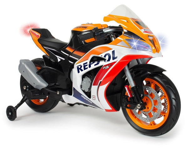 prezzo Elektromotorrad für Kinder 12V Repsol Weiß und Orange