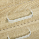 Scrivania per Camera o Ufficio 110x50x76 cm con 2 Cassetti e 2 Chiavi in Legno Bianco      