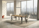 Tavolo Allungabile 200-304x90x77 cm Paxon Premium Quercia Natura Telaio Antracite 