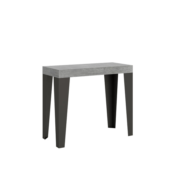 Consolle Allungabile 90-300x40x77 cm in Nobilitato Grigio online