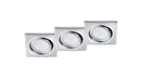 Illuminazione da Incasso da Interno a LED in Metallo Cromo