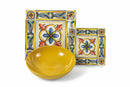 Servizio Piatti 18 Pezzi in Porcellana e Gres Multicolor Villa d'Este Home Tivoli Costiera
