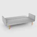 Divano Letto Clic Clac 182x64x80 cm in Tessuto Grigio
