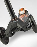 Monopattino 3 ruote Telescopico Max 70Kg Micro Maxi Deluxe Nero