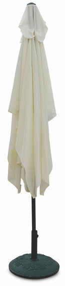 Ombrellone Rettangolare da Giardino 3x2 m Palo Ø38 mm in Alluminio Soriani Ecrù