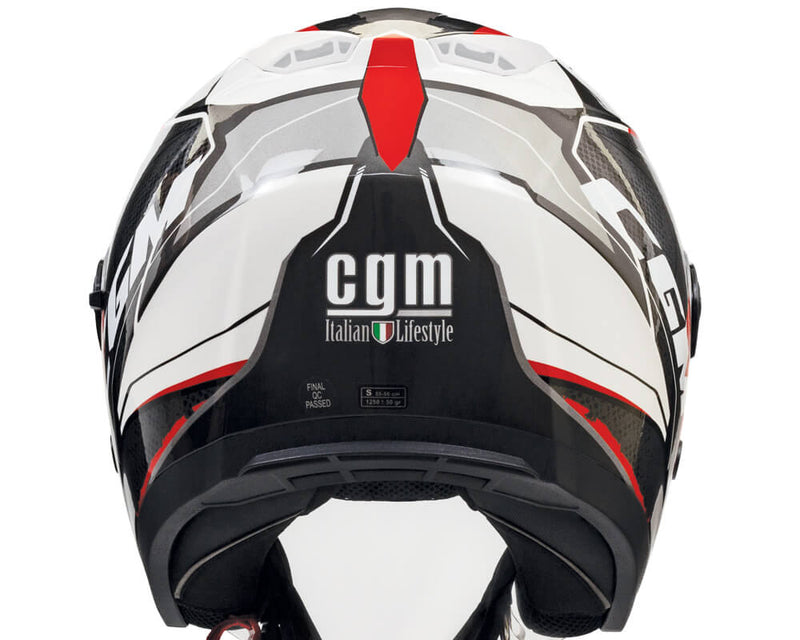 Casco Jet per Scooter Visiera Lunga CGM Mayer 130X Rosso Varie Misure