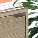 Scarpiera 2 ante 63x80x24 cm in Legno Melaminico Rovere 