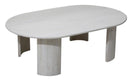 Tavolino 130x80x45h cm Orlando Ovale Naturale
