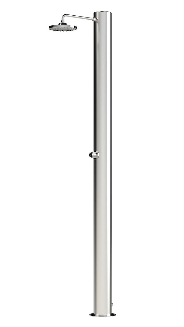 sconto Doccia Solare da Giardino 28 L Soffione Eco Rain e Miscelatore Temporizzato Tevere TX Satinato