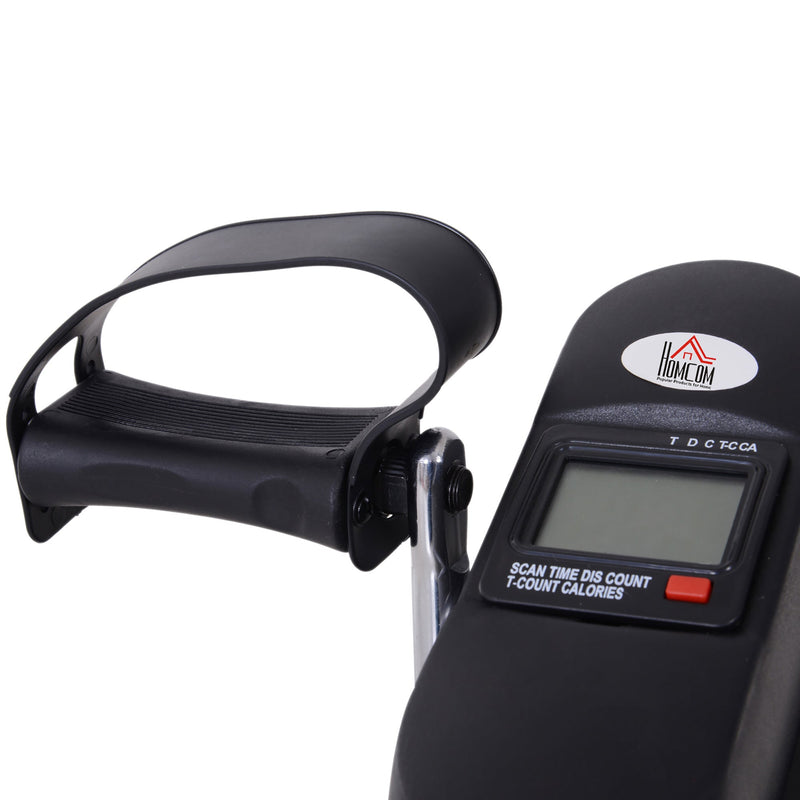 Mini Pedaliera Cyclette per Gambe e Braccia Max 120Kg con LCD  Cyclo Nero