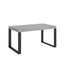 Tavolo Allungabile 160-420x90x77 cm Tecno Premium Cemento