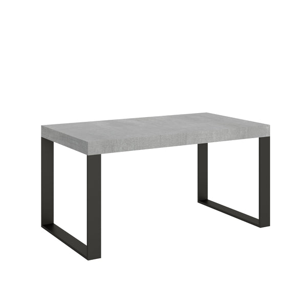 sconto Tavolo Allungabile 160-420x90x77 cm Tecno Premium Cemento