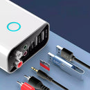 Trasmettitore Wireless Adattatore Audio Stereo Bluetooth AUX con Telecomando