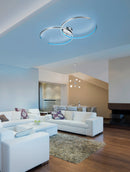 Plafoniera da Interno a LED in Metallo Nero Opaco