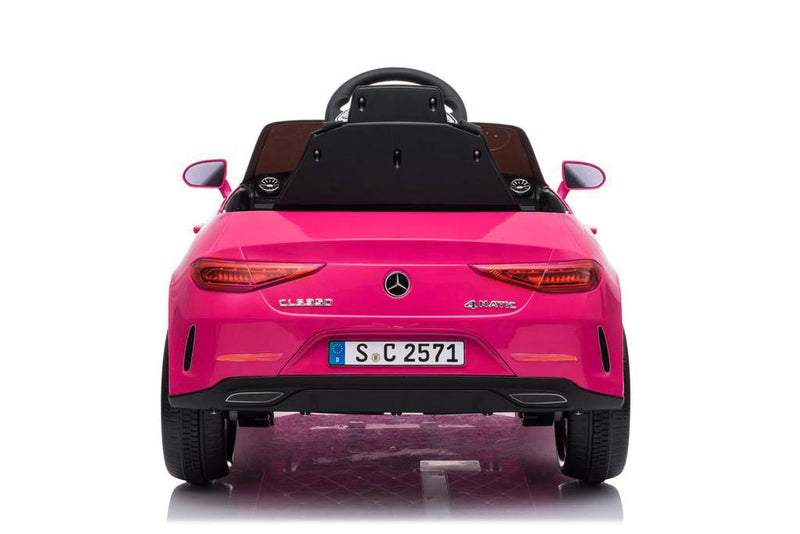 Macchina Elettrica per Bambini 12V con Licenza Mercedes CLS 350 AMG Rosa