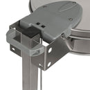 Pattumiera Per Raccolta Rifiuti 54,6x60xh94 cm in Acciaio Inox Reggisacco Argento