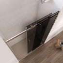 Porta Parete Doccia 1 Anta Scorrevole in Cristallo Fumè 8mm H195 Bonussi Livia Varie Misure