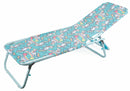 Set 2 Lettini Prendisole da Giardino per Bambini in Acciaio Soriani Oxford Unicorno