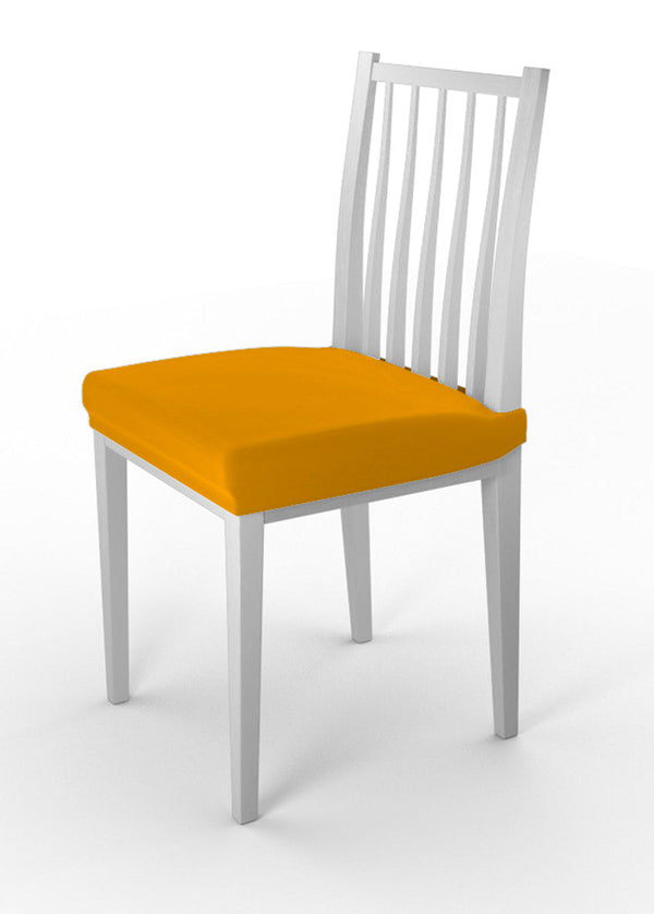 acquista Set mit 2 Stretch-Stuhlhussen aus gelbem Polyester