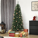 Albero di Natale Artificiale 180 cm 899 Rami con 250 Luci LED Bianche e Colorate 9 Modalità Verde      