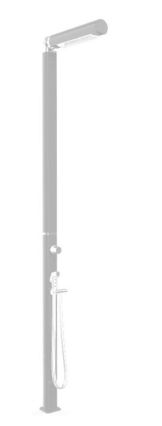 Doccia da Giardino Miscelatore e Doccetta Mobile Arkema Quick Bianco Lucido prezzo