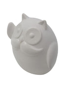 Gufo Porcellana Hello 13x9,5x13,5 cm Porcellana Bianco