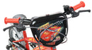 Bicicletta per Bambini 14" Disney Cars Freni Caliper e Stabilizzatori in Acciaio Hi-Ten Rosso