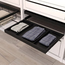 Kit Vassoio e Telaio per Armadio Regolabile 600 mm Emuca Nero