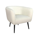 Poltrona 76x70x68h cm Avril Bianco Bouclè 