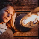 Lampada a Bioetanolo da Tavolo Ø9x40,5 cm in Acciaio Inossidabile Silver