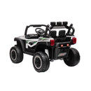Macchina Elettrica per Bambini 12V Fuoristrada Offroad Mountain Bianco 