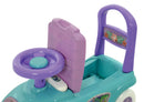 Macchina Cavalcabile per Bambini Volante Direzionabile Vano Contenitore e Telefono Disney Stitch Azzurro e Viola